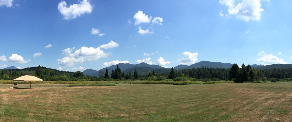 Spectacular views from a magic field set the tone for Riverwalking.