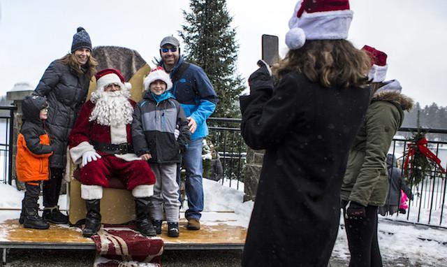 Meet Santa in his natural habitat. Meet Santa in his natural habitat.