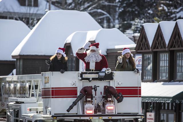 Santa needs a bit of transport. FAA rules don't let him land the reindeer in town.