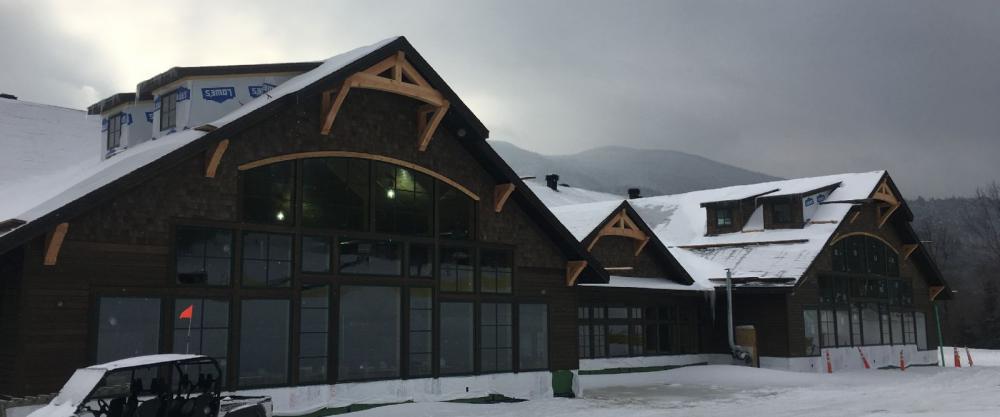 Check out the new lodge at Bear Den Mountain!