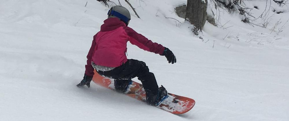Carving up the mountain! Carving up the mountain!