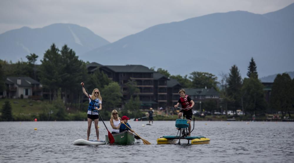 Choose your favorite watercraft and head out on Mirror Lake! Choose your favorite watercraft and head out on Mirror Lake!