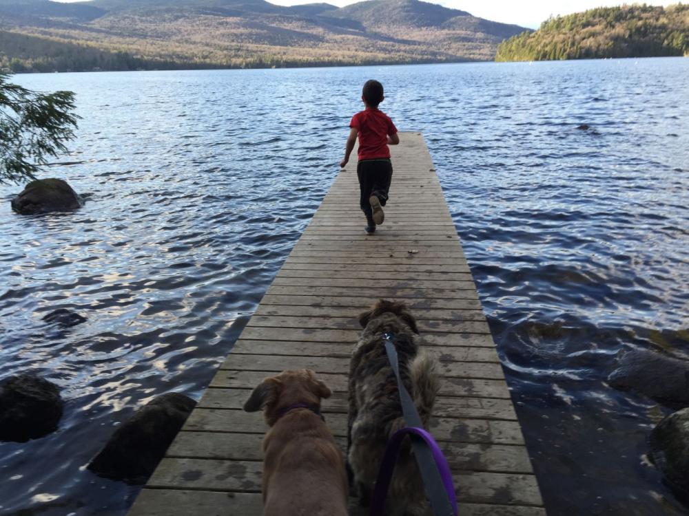 Hike and swim at Peninsula Trails.