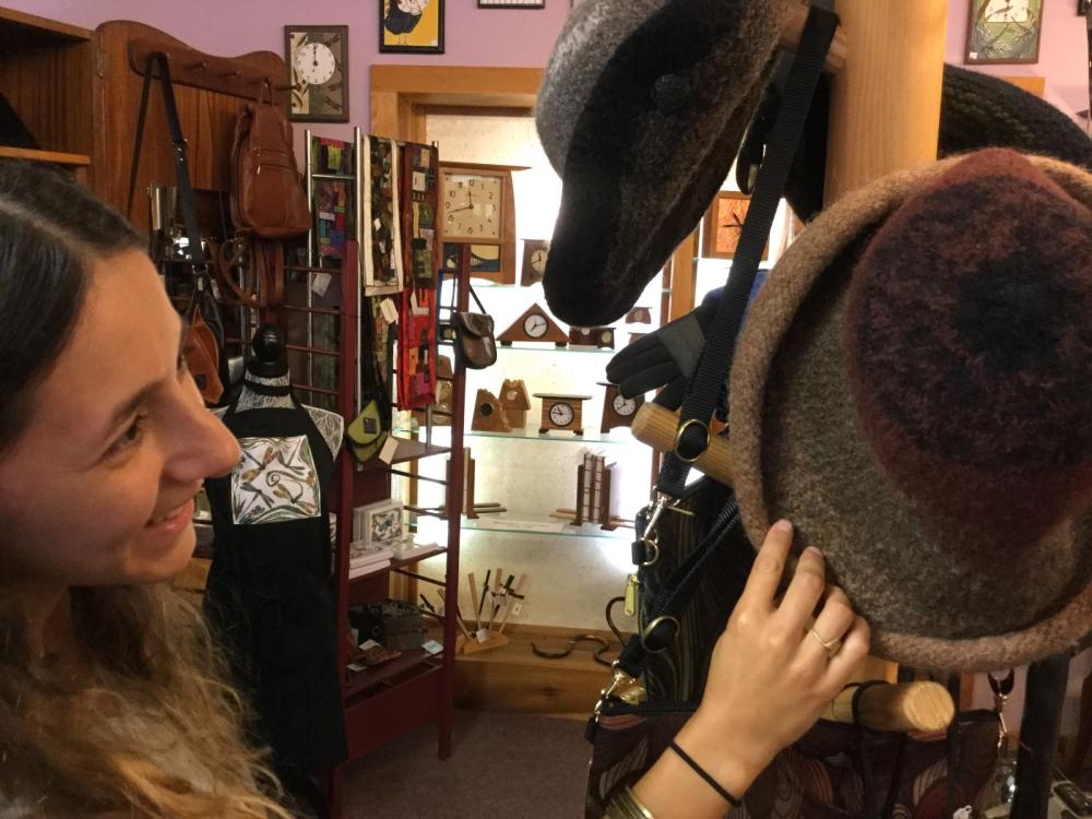 These charming hats would work in spring or fall as well as winter. These charming hats would work in spring or fall as well as winter.