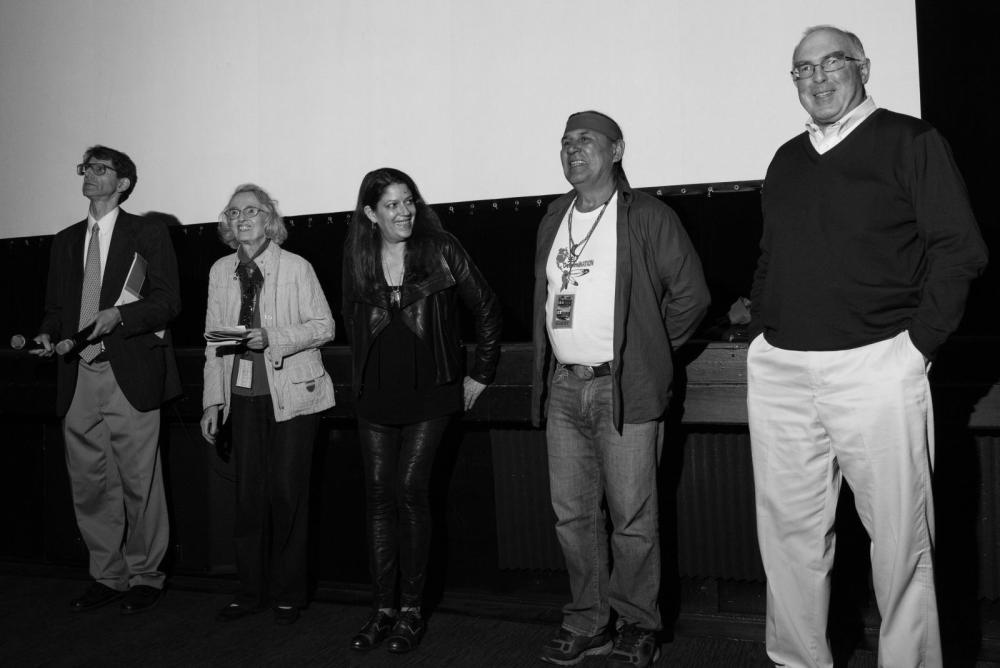 A panel at the former film forum.