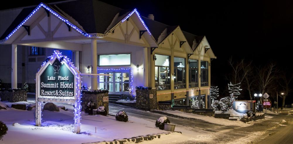 Lake Placid Summit Hotel Resort and Suites has direct views of Mirror Lake.