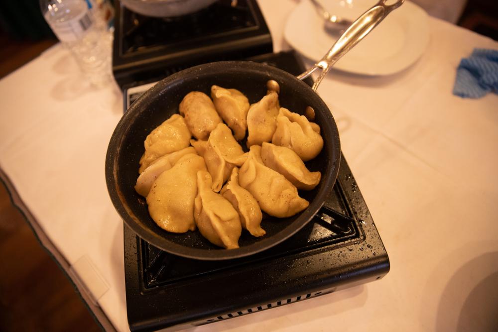 Delicious, sumptious dumplings! Delicious, sumptious dumplings!