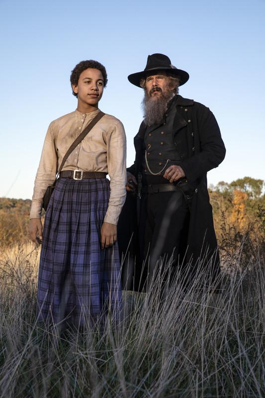 Joshua Caleb Johnson and Ethan Hawke in "The Good Lord Bird." Image courtesy Showtime Pictures.