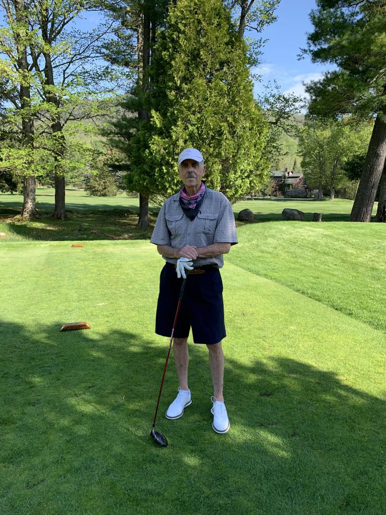 Lake Placid golf pro Peter Martin poses on the Whiteface Resort course.