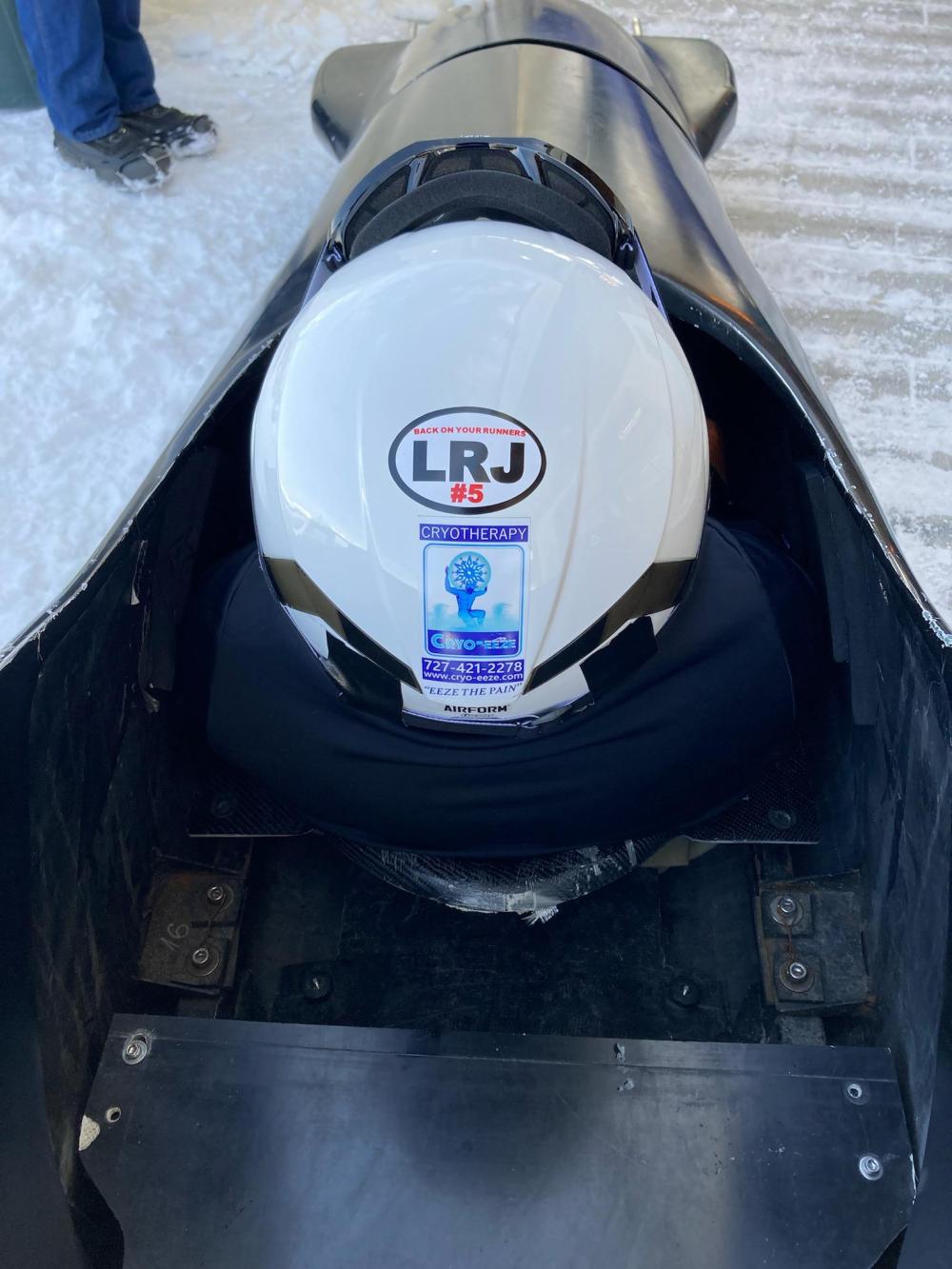 David Christopher in his bobsled awaiting his turn to go down the track in Lake Placid. A picture of David Christopher in November 2010. He was a US Army Captain with the 414th Civil Affairs Battalion as part of the United States Civil Affairs and Psychological Operations Command. Image courtesy of David Christopher.