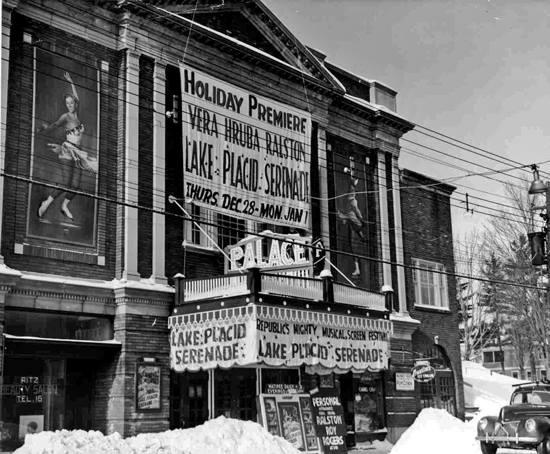 Photo courtesy of Christie Sausa The Palace Theater in Lake Placid in the early 1900s.