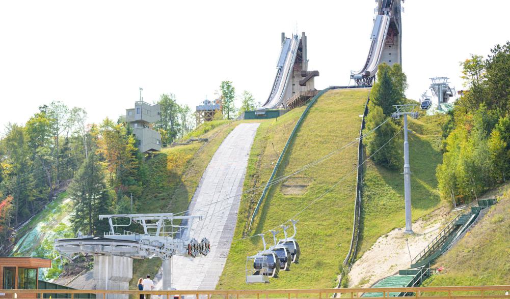 Lake Placid ski jumps summer