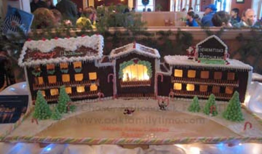 Gingerbread House during Holiday Stroll