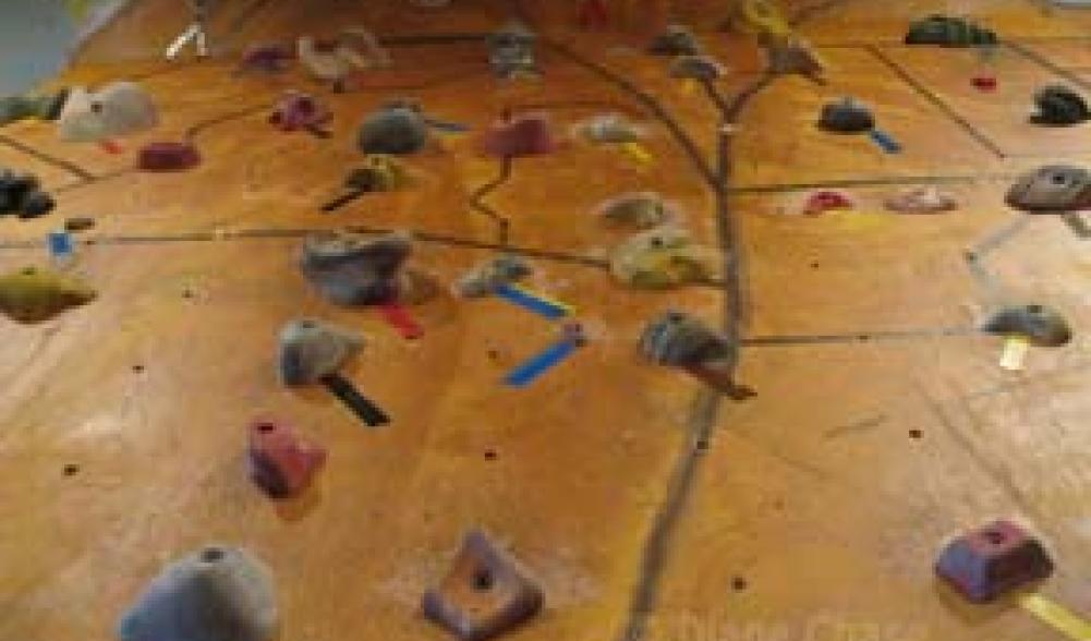 The Climbery taped routes