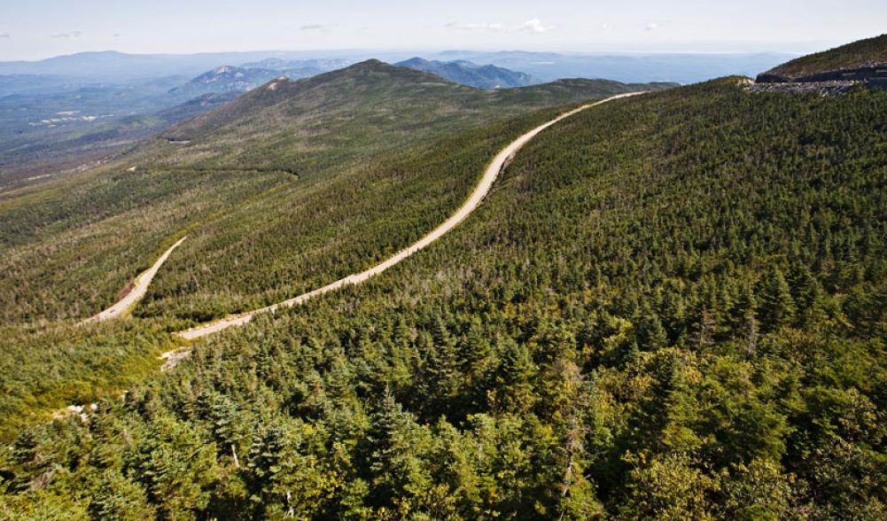 The Whiteface Veterans Memorial Highway.