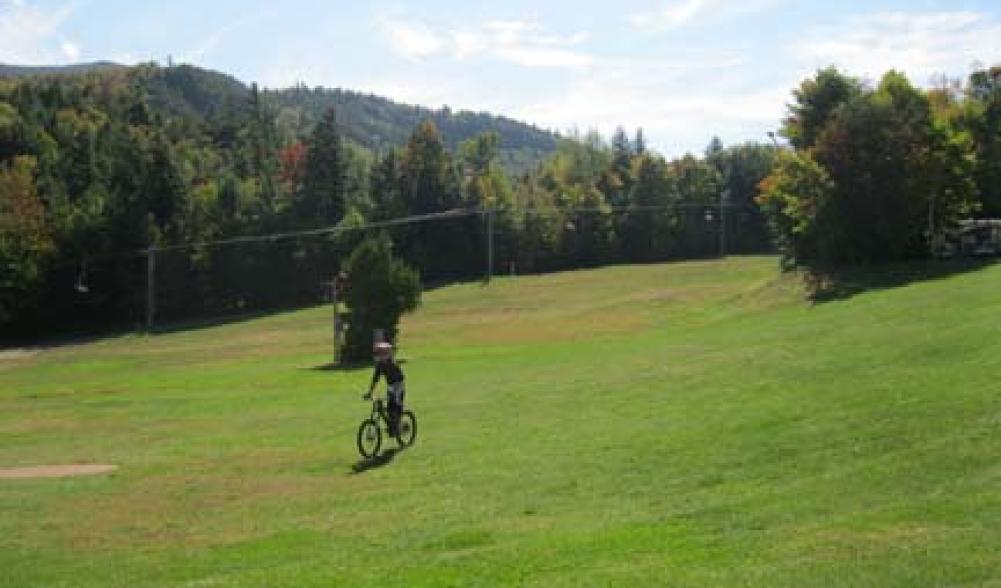 mountain biking at Whiteface