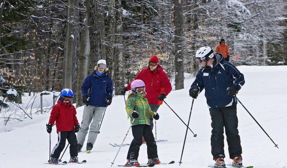 downhill ski and snowboard at Whiteface Mountain