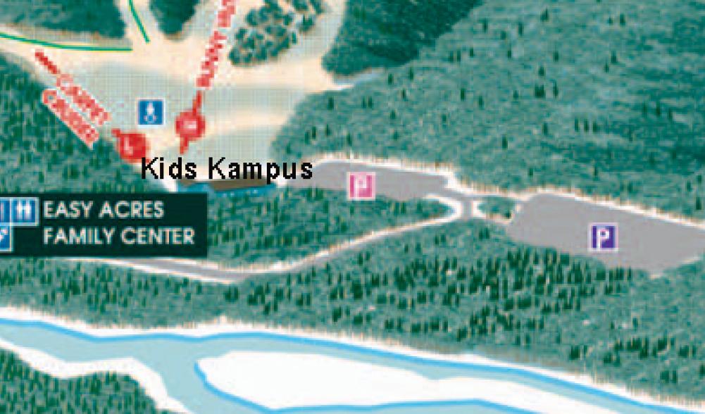 Whiteface Mountain Kids Kampus Parking Map