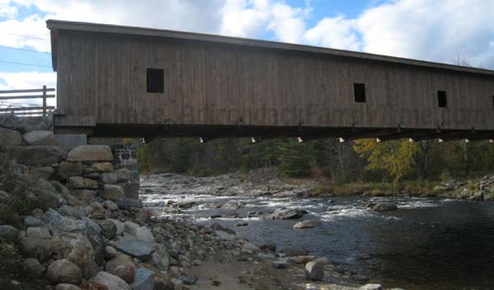 Jay Covered Bridge rocks