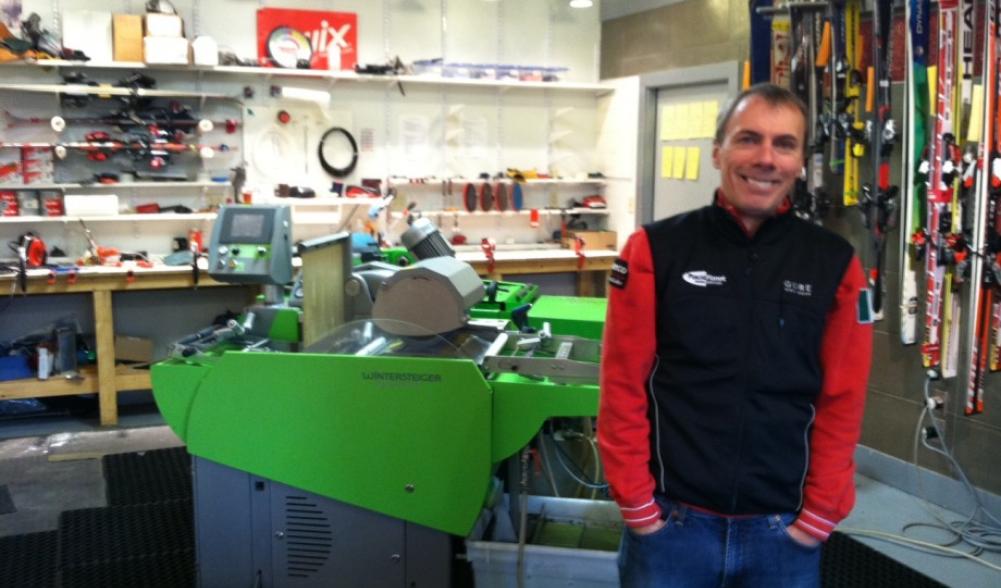 Ski Tuning at Placid Planet with owner Kenny Boettger