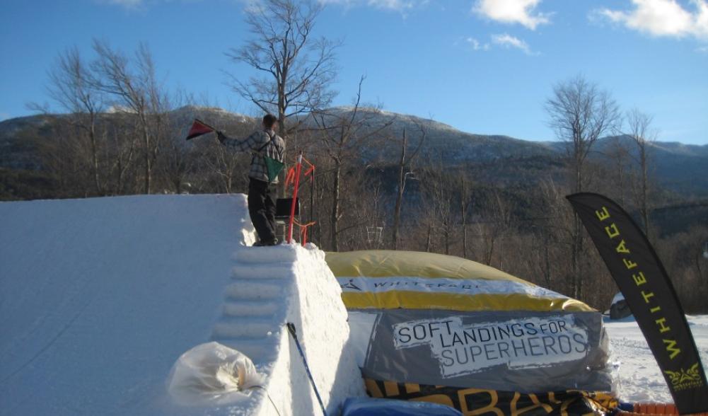 Airbag at Whiteface Mountain Ski Area in New York