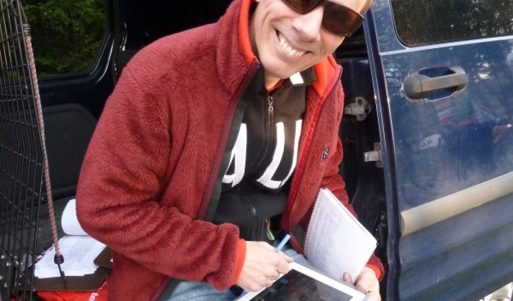 Kenny, tabulating the times