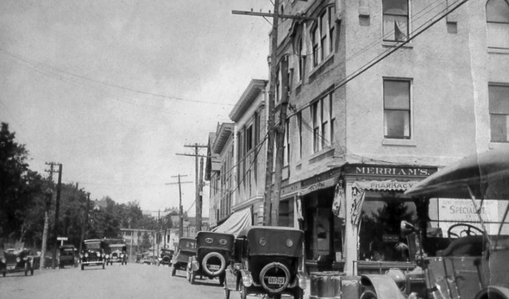 Lake Placid street scape circa 1920