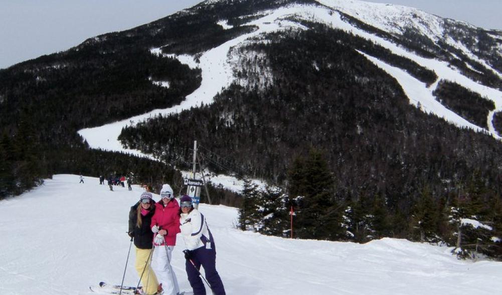 girls day skiing at Whiteface