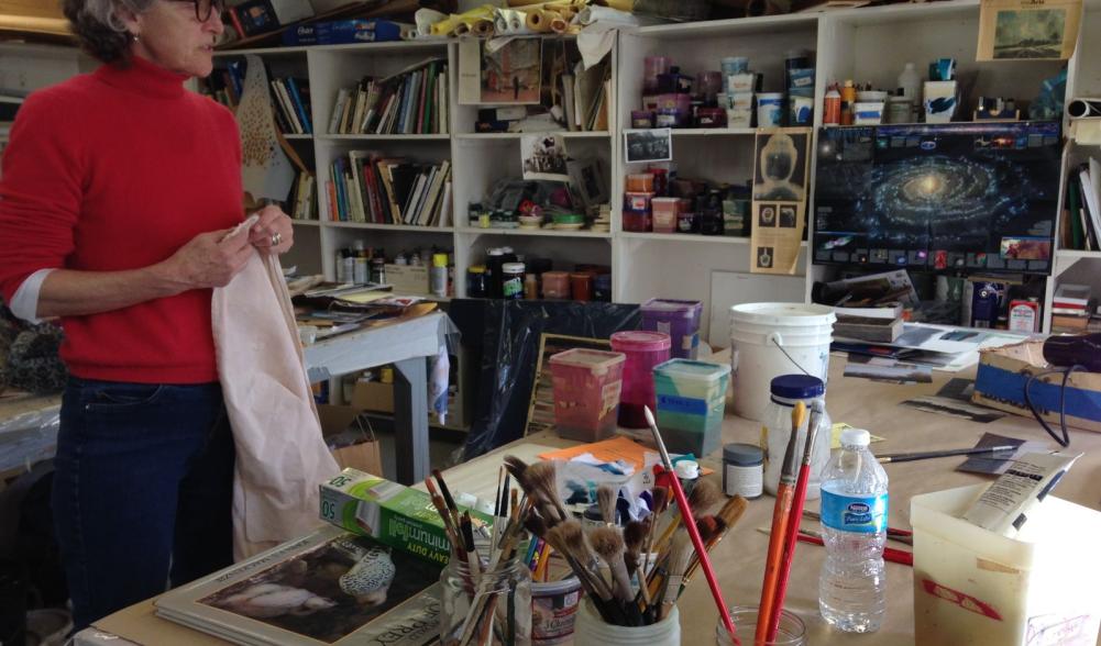 A working artist's studio - creativity abounds.