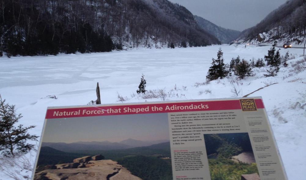 The Cascade Lakes are a great place to skate - and you can watch the ice-climbers!