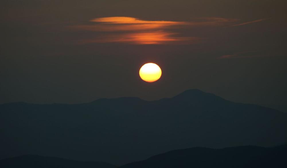 Sunset over the High Peaks