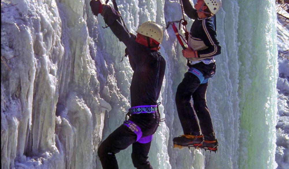 Ice climbing - one of the highlights of Mountaineering Festival.