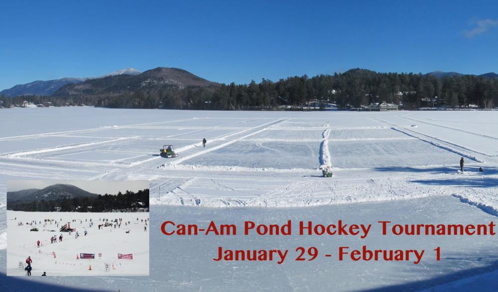 Pond hockey comes to Lake Placid in January