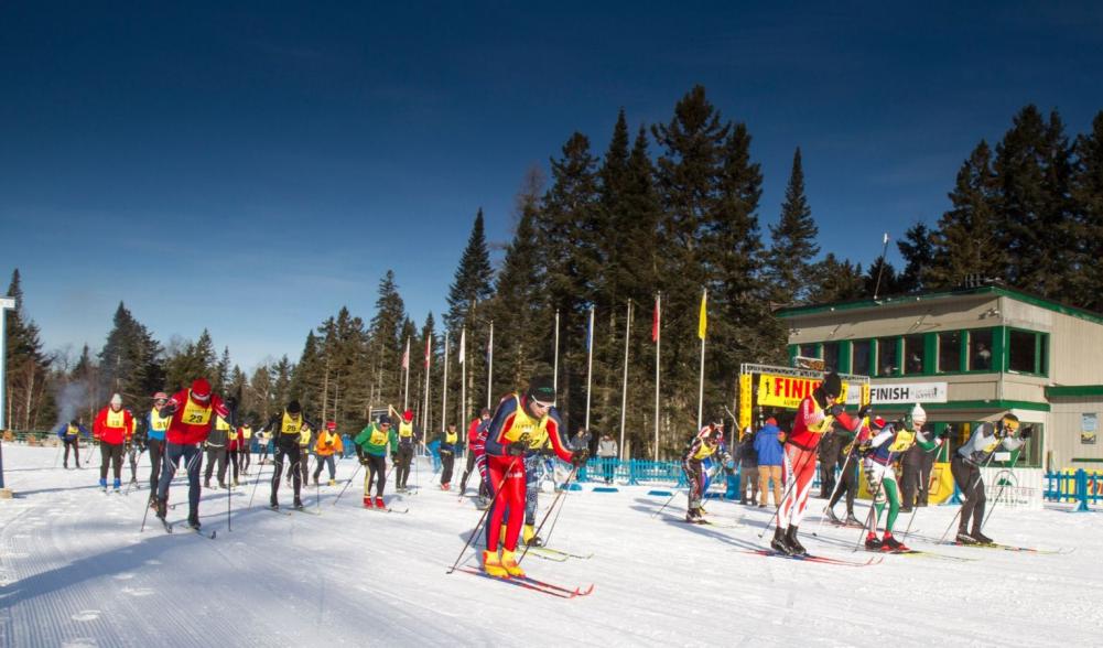 The 2014 Lake Placid Loppet kicked off under gorgeous blue skies