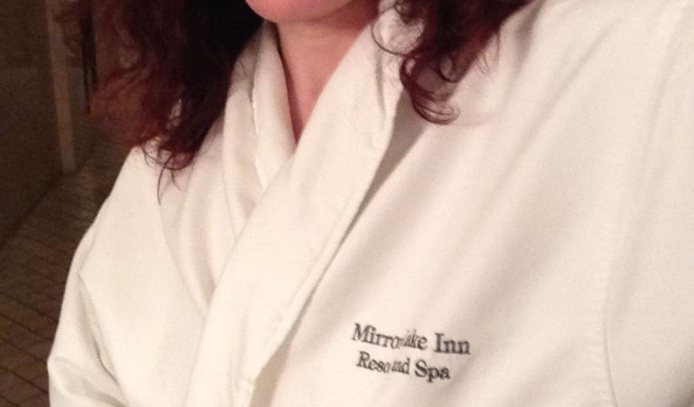 Robe - check! Relaxation - check! Mud - ready, willing, and still a bit apprehensive.