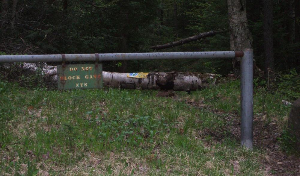 Gate at Woods Road