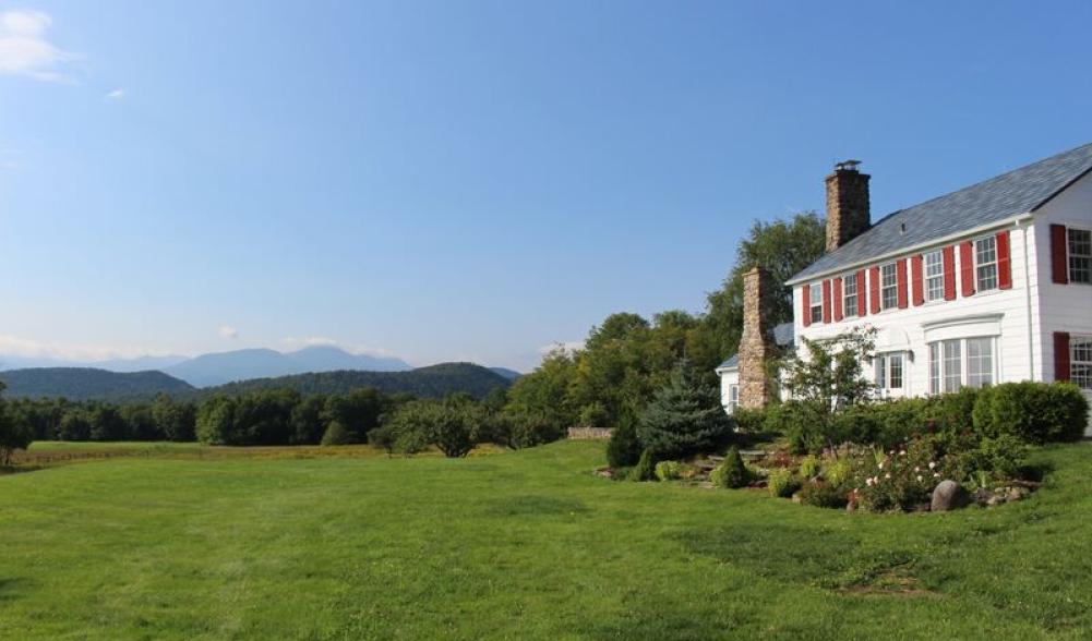 The farmhouse today is in much better shape than when Anna was the homeowner. (Photo courtesy of Adirondack Foundation)