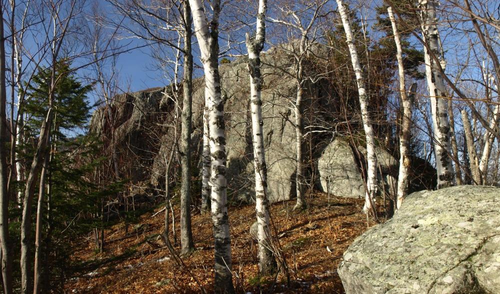 An enormous block of granite