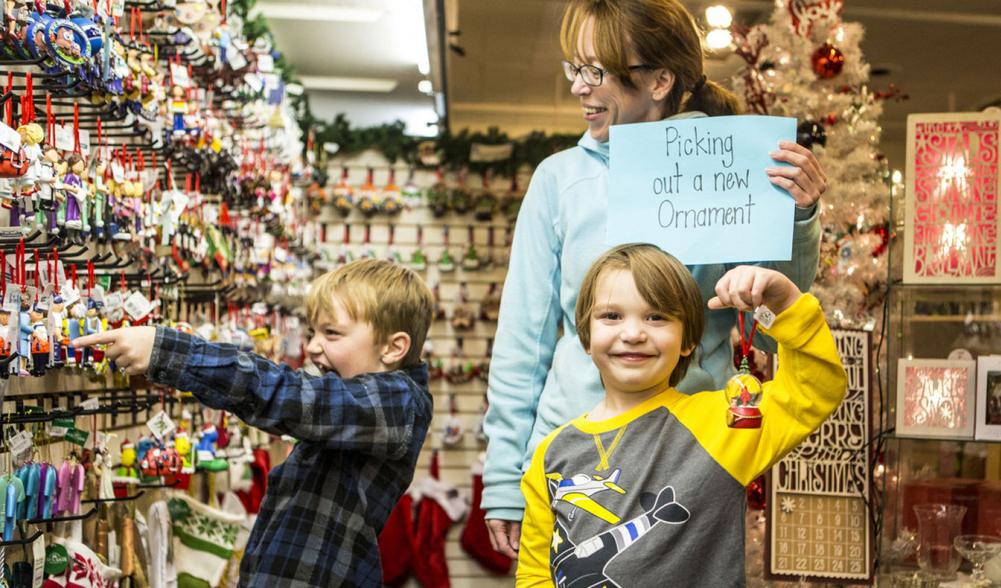 So many ornaments to choose from!