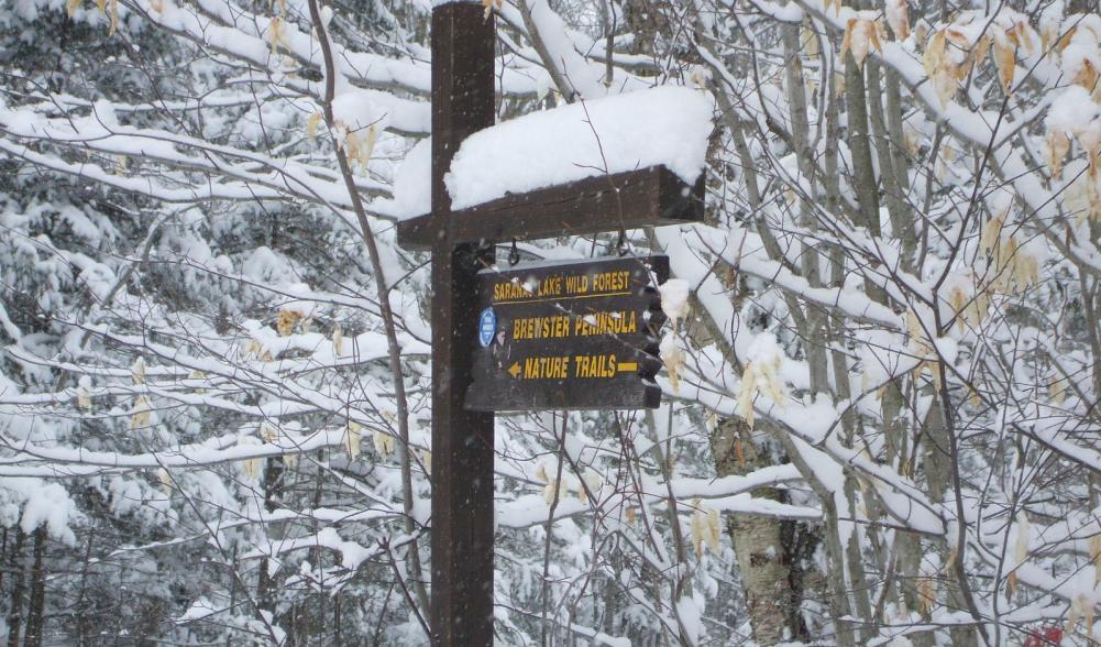 Trail sign for the Peninsula Trails