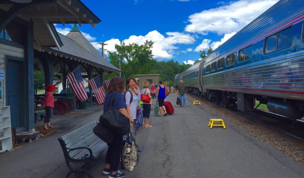 Just seeing this photo gets me all jazzed up about riding trains.