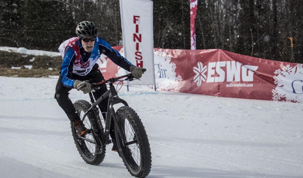 My father is competing in the fat tire bike race at the 2016 Empire State Winter Games. I can't wait to try out fat tire biking. I think I can keep up!