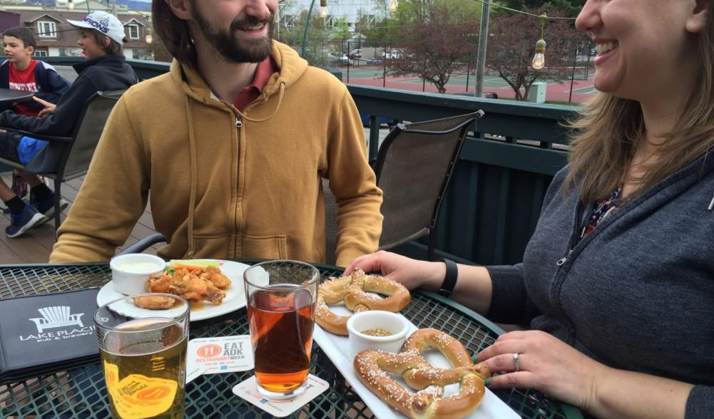 Who can resist a pub pretzel and wings!?