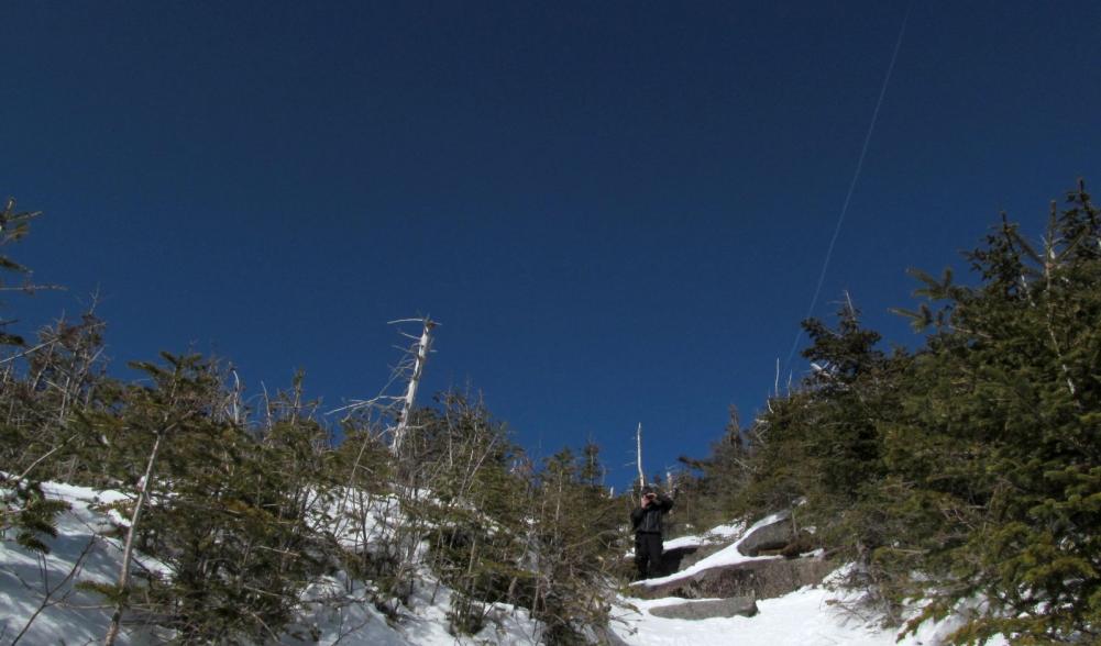 Approaching the summit of Phelps Mountain.