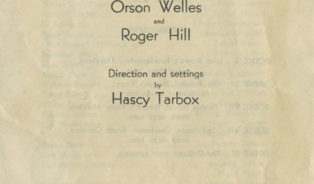 The play was performed as a benefit at the Woodstock Opera House, Woodstock, Illinois.