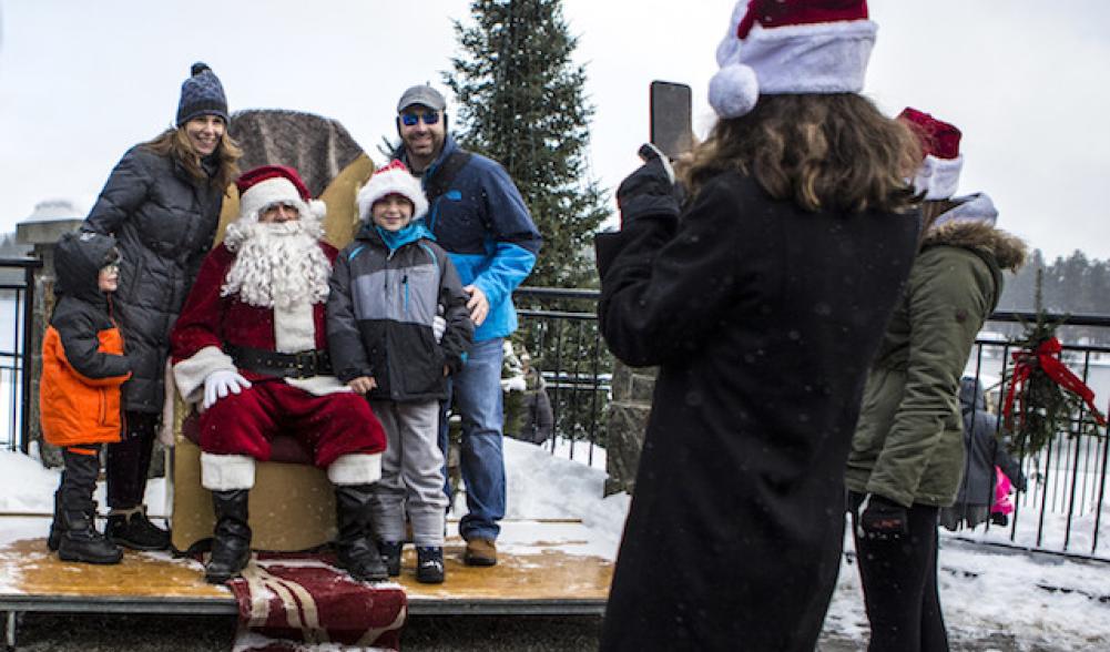 Meet Santa in his natural habitat.