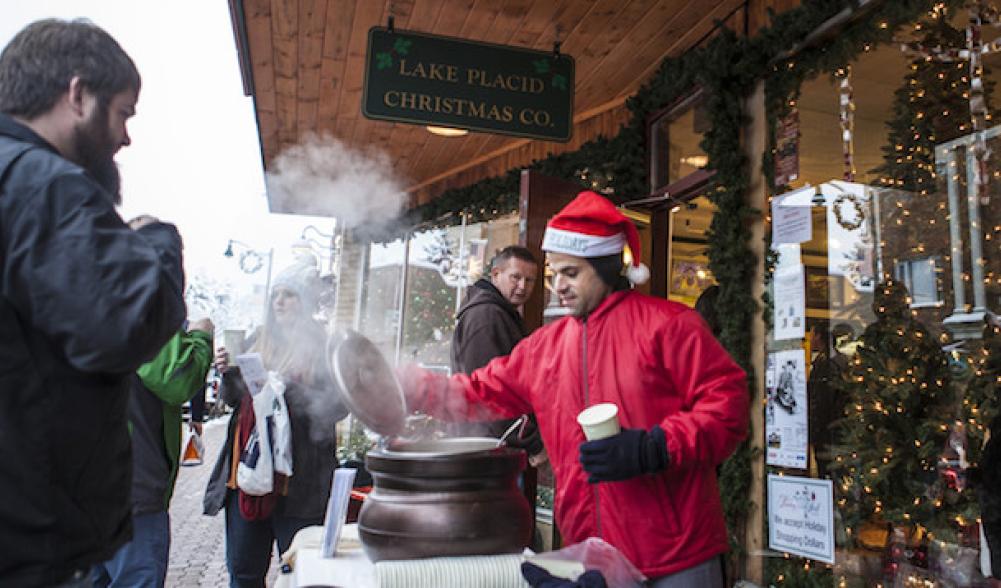 Staying warm is easy when there's comfort food in your hand, and in your tummy.