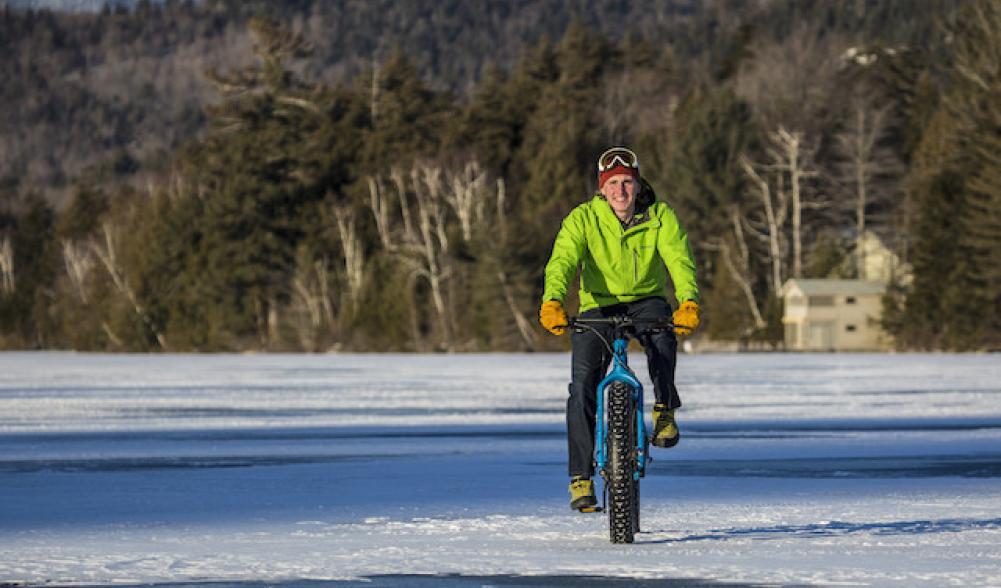 Why stop biking because it is winter?
