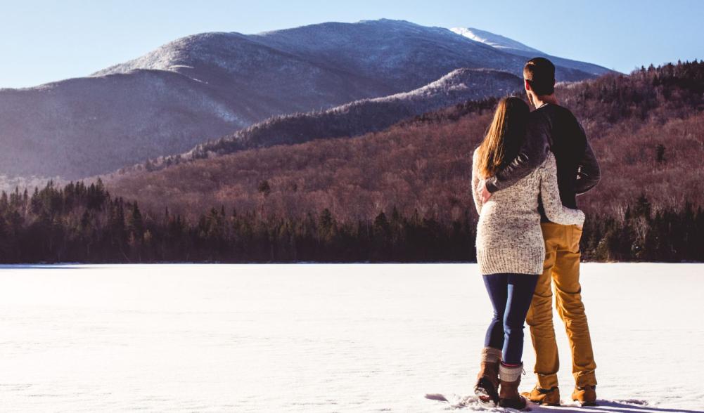 Find a  vantage point to watch the sun creep up from the back of the mountains.