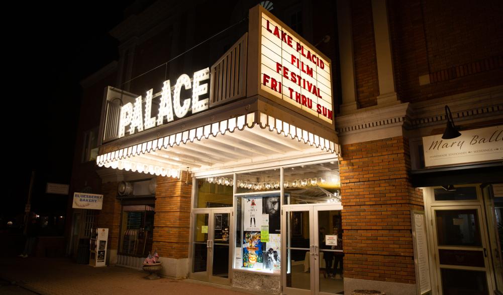 The Palace Theatre in Lake Placid.